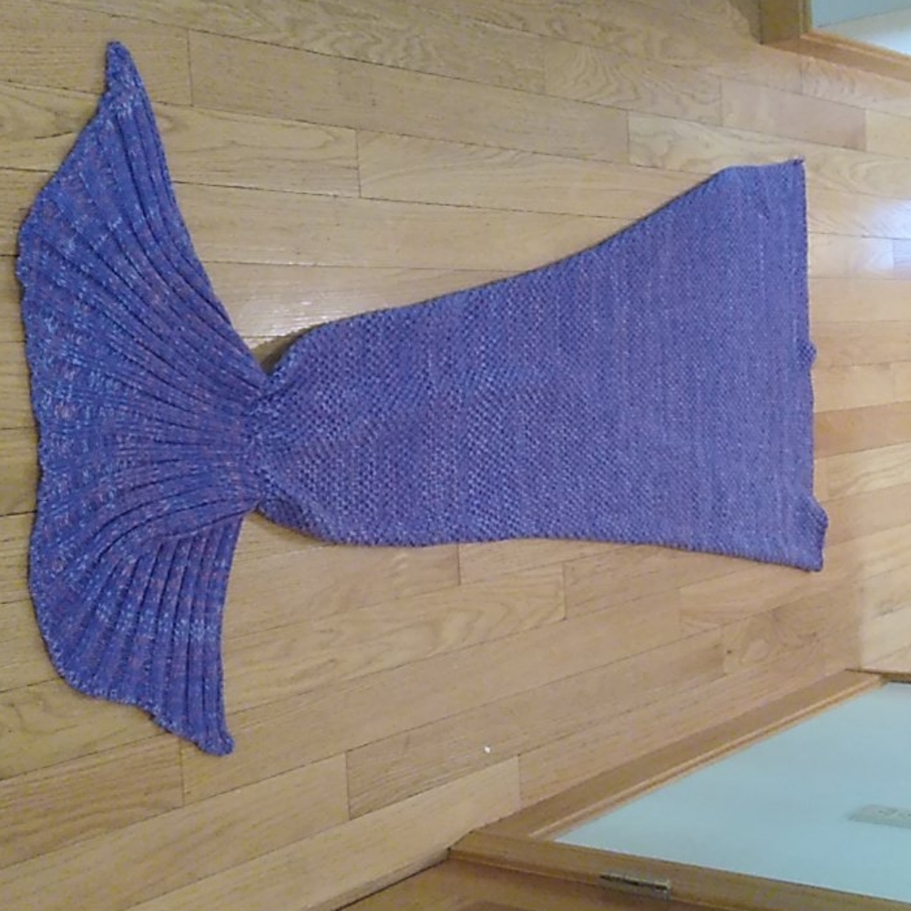 Mermaid tail blanket